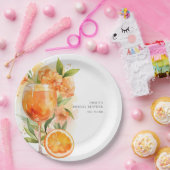 Aperol Spritz-Vrijgezellenfeest Papieren Bordje (Feest)