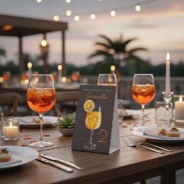 Aperol Spritz vrijgezellenfeest welkom Reclamebord Met Voetstuk