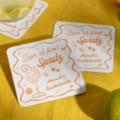 Aperol spritz vrijgezellenfeestje kartonnen onderzetters