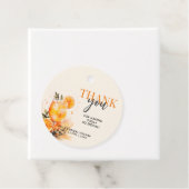 Aperol Spritz Watercolor Bruidsborrel Bedankjes Labels (In situ)