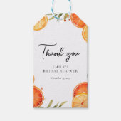 Aperol Spritz Watercolor Bruidsborrel Cadeaulabel (Voorkant)