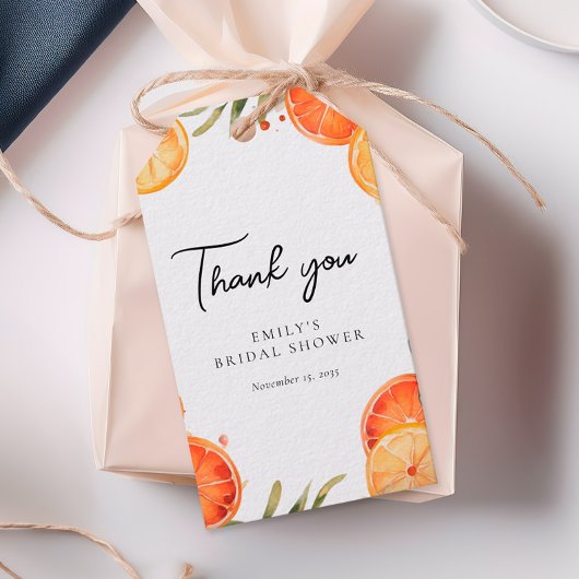 Aperol Spritz Watercolor Bruidsborrel Cadeaulabel