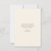 Aperol Spritz Watercolor Bruidsfeest Bedankkaart (Achterkant)