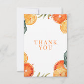 Aperol Spritz Watercolor Bruidsfeest Bedankkaart (Voorkant)