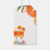 Aperol Spritz Watercolor Bruidsfeest Cadeaulabel (Achterkant)