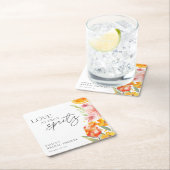 Aperol Spritz Watercolor Bruidsfeest Kartonnen Onderzetters (Insitu)