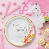 Aperol Spritz Watercolor Bruidsfeest Papieren Bordje (Feest)