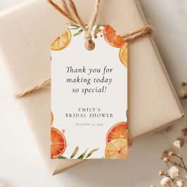 Aperol Spritz Watercolor Bruidsuitnodiging Cadeaulabel