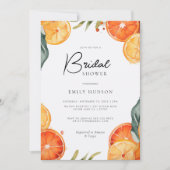 Aperol Spritz Waterverf Bridal Shower Kaart (Voorkant)