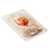 Aperol Spritz Waterverf schilderij Magneet (Rechterzijde)