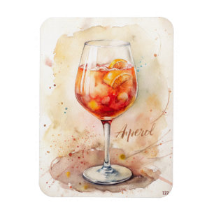 Aperol Spritz Waterverf schilderij Magneet