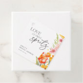 Aperol Spritz Waterverf Vrijgezellenfeest Bedankjes Labels (In situ)