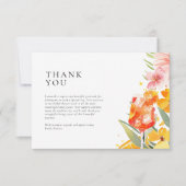 Aperol Spritz Waterverf Vrijgezellenfeest Bedankkaart (Voorkant)