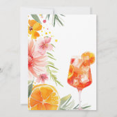 Aperol Spritz Waterverf Vrijgezellenfeest Kaart (Achterkant)