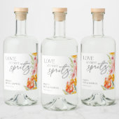 Aperol Spritz Waterverf Vrijgezellenfeest Likeurfles Etiket (Flessen)