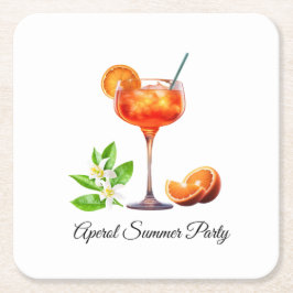 Aperol Summer Party Kartonnen Onderzetters
