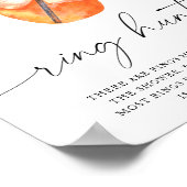 Aperol vrijgezellenfeest - ringjacht spel poster (Hoek)