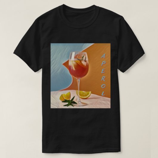 Aperol zure receptie - Aperol zure rezept T-shirt (Design voorkant)