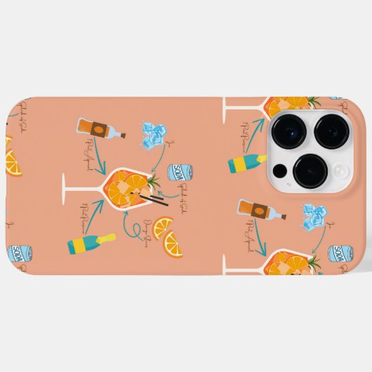 Aperolrecept Case-Mate iPhone Case (Achterkant (horizontaal))