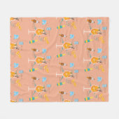 Aperolrecept Fleece Deken (Voorkant (Horizontaal))