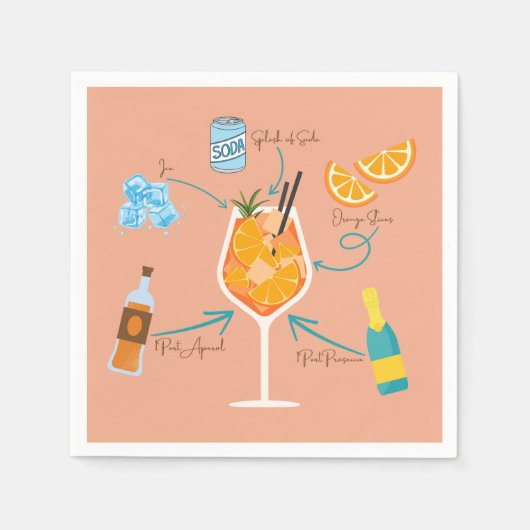 Aperolrecept Servet (Voorkant)