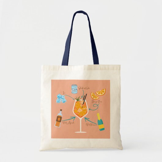Aperolrecept Tote Bag (Voorkant)