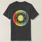 Aperture Camera Lens-fotograaf T-shirt (Design voorkant)