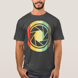 Aperture Camera Lens-fotograaf T-shirt