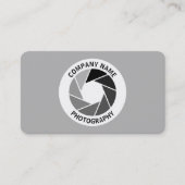 Aperture Circle - Tonal Shades - Grijs #B2B2B2 Visitekaartje (Voorkant)