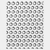 Aperture Pattern - Tonen Fleece Deken (Voorkant)