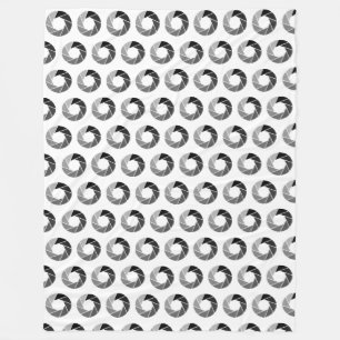 Aperture Pattern - Tonen Fleece Deken