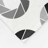 Aperture Pattern - Tonen Fleece Deken (Hoek)