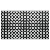 Aperture Pattern - White on Black Stof (Yard (91,4 cm))
