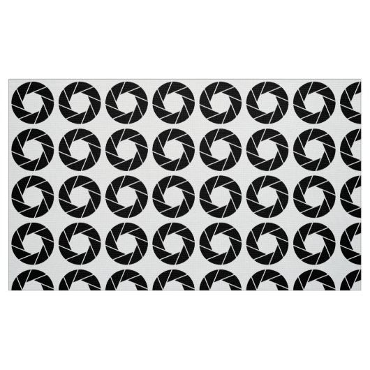 Aperture Pattern - Zwart Stof (Fat Quarter)