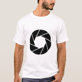 Aperture - zwart t-shirt (Voorkant)