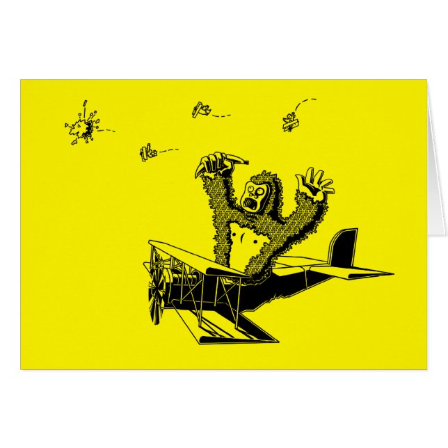 Apes op vliegtuigen (Voorkant Horizontaal)