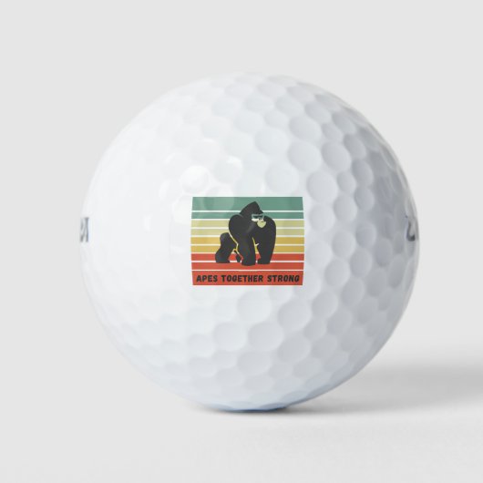 Apes Together Strong Golfballen (Voorkant)