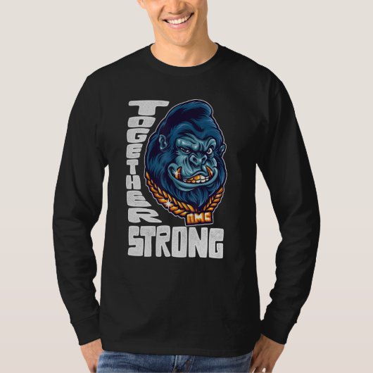 Apes Together Strong Meme Stock Short Squeeze T-shirt (Voorkant)