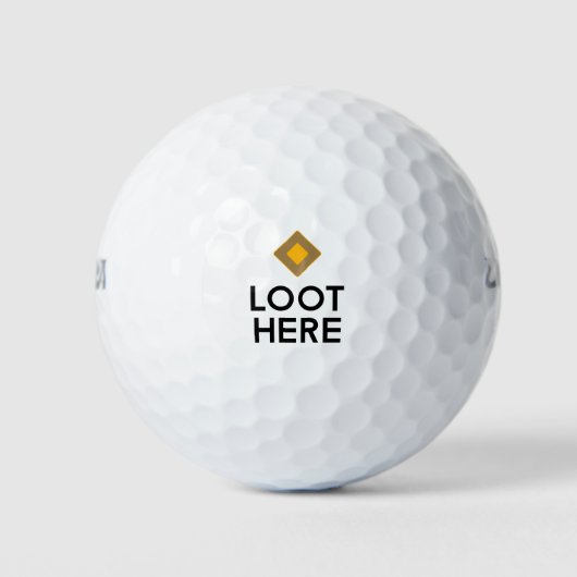 Apex Legends Battle Royale Loot Here Golfballen (Voorkant)