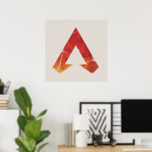 Apex Legends Logo Apex Legends Waterverf Symbool Poster (Thuiskantoor)