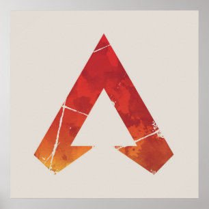 Apex Legends Logo Apex Legends Waterverf Symbool Poster
