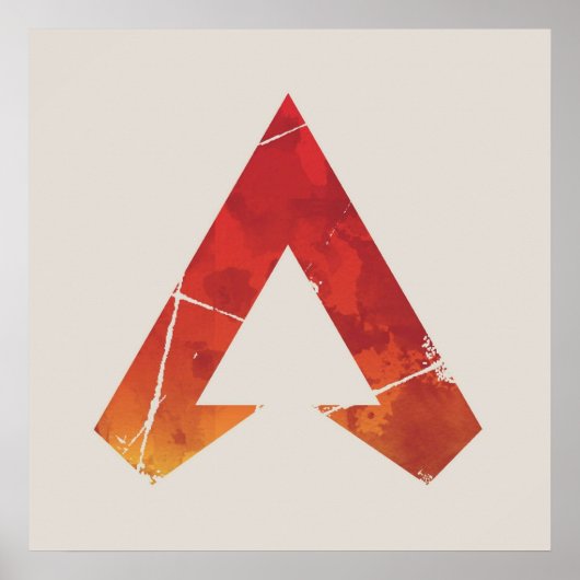 Apex Legends Logo Apex Legends Waterverf Symbool Poster (Voorkant)