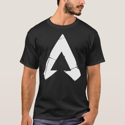 Apex Legends Logo Apex Legends White Symbol Essen T-shirt (Voorkant)