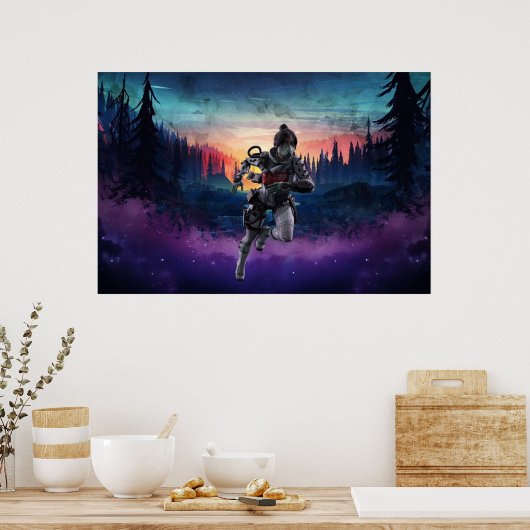 Apex Legends Wraith Scene Poster (Keuken)