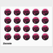 Apex Mountain BC Canada roze snowboard stickers (Vel)