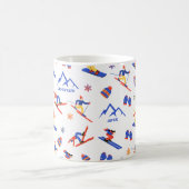 Apex Mountain Canada Ski Snowboard patroon Koffiemok (Center)