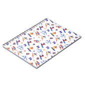 Apex Mountain Canada Ski Snowboard patroon Notitieboek (Linkerzijde)