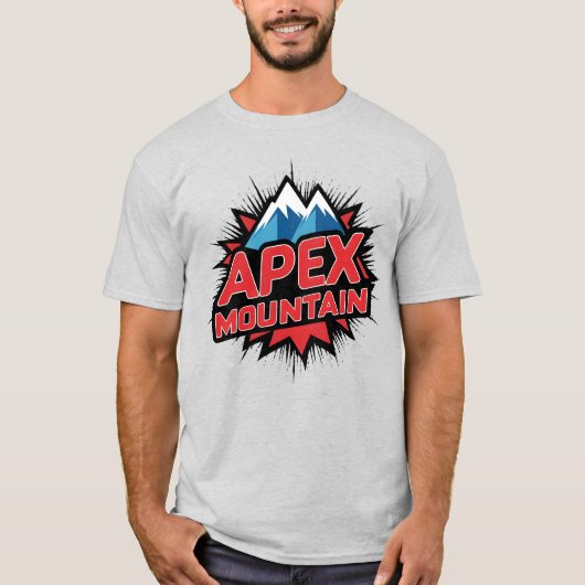 Apex Mountain Spirit: Het Wonderland van de Winter T-shirt (Voorkant)