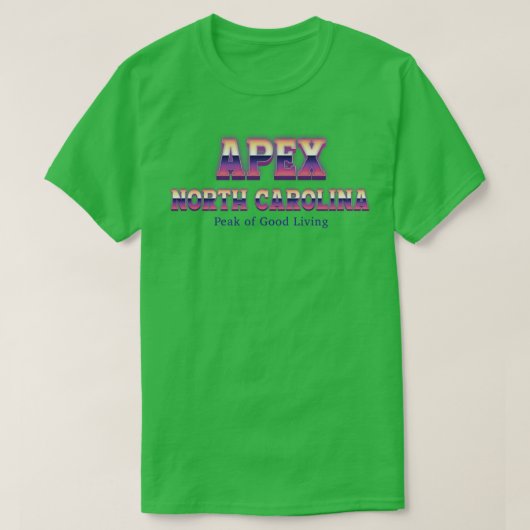 Apex North Carolina T-shirt (Design voorkant)