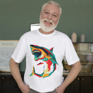 Apex Predator Pop Art Shark T-shirt
